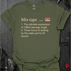 Mixtape Definition T-Shirt - Military Green - T-Shirt