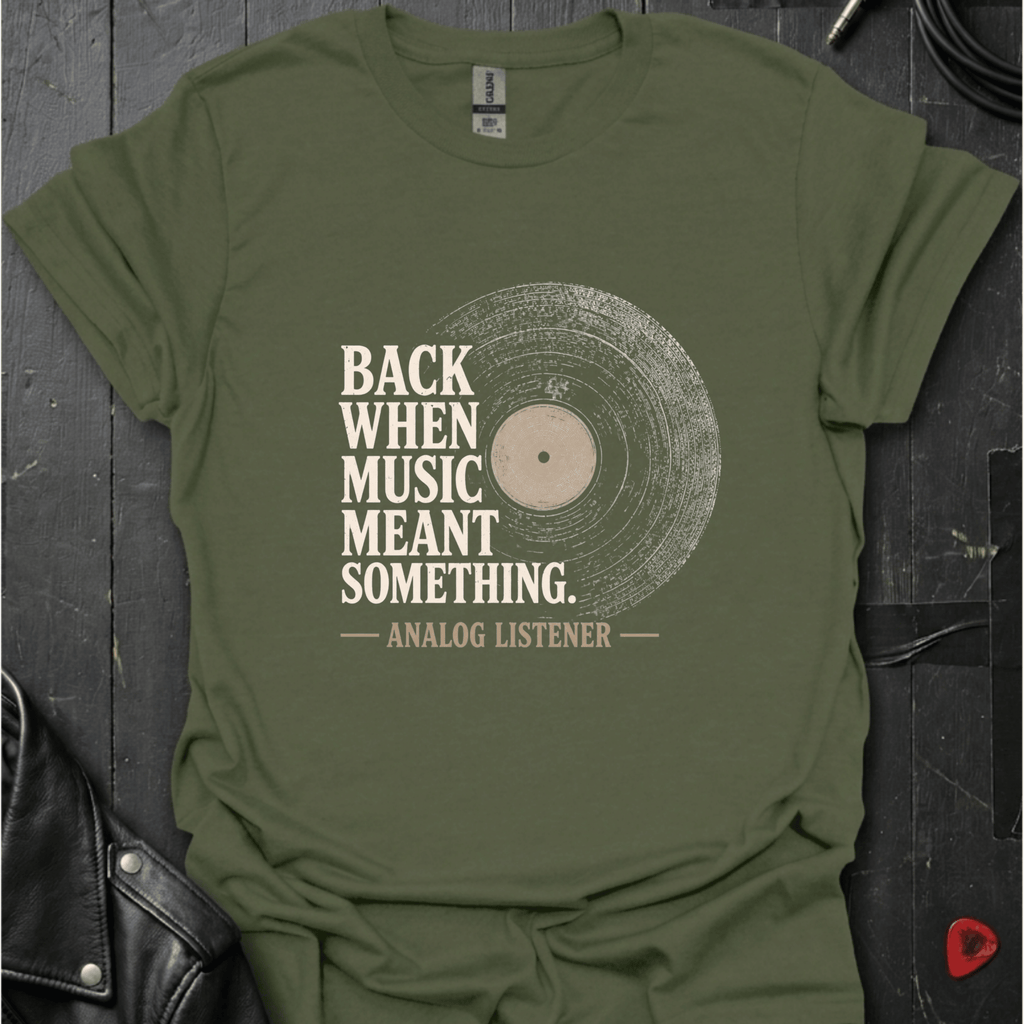 Analog Listener T-Shirt - Military Green - T-Shirt
