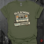 Old School Music T-Shirt - Military Green - T-Shirt