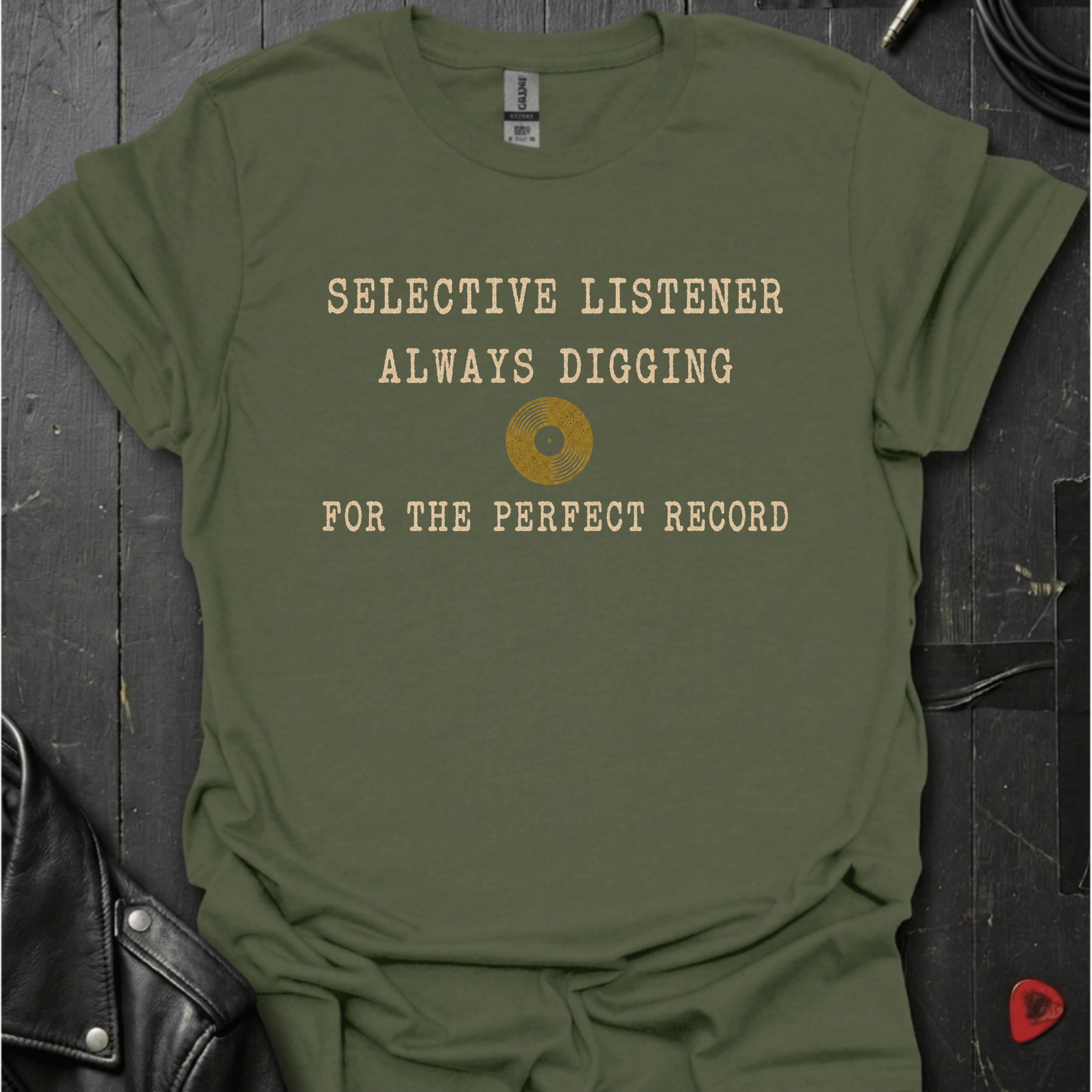 Selective Listener T-Shirt - Military Green - T-Shirt