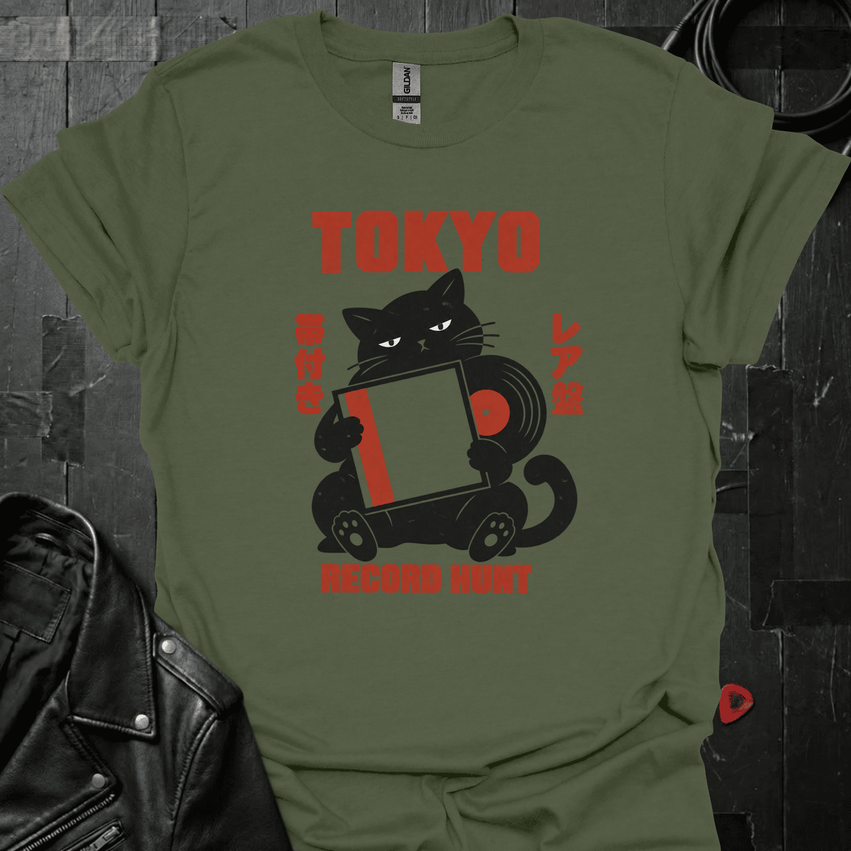 Tokyo Record Hunt T-Shirt - S - T-Shirt