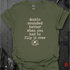 Flip It Over T-Shirt - Military Green - T-Shirt