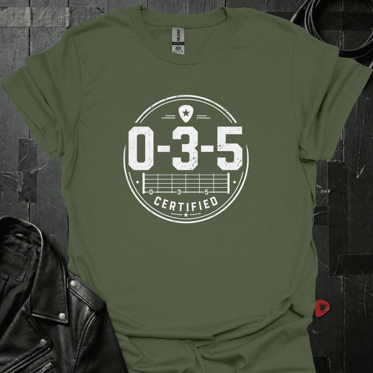 0 3 5 Certified T-Shirt - Military Green - T-Shirt