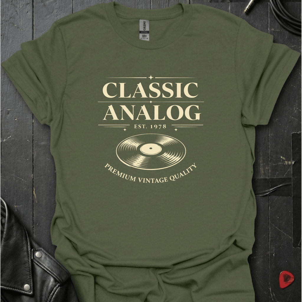 Classic Analog T-Shirt - Military Green - T-Shirt