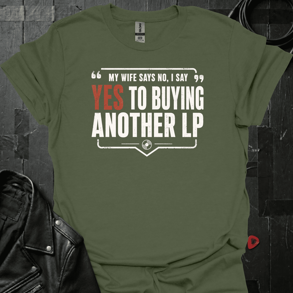 Yes To Buying LP T-Shirt - Military Green - T-Shirt