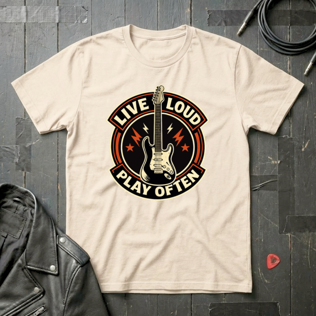 Live Loud Play Often T-Shirt