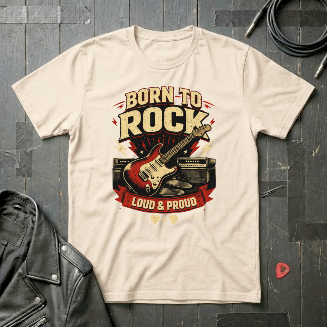 Born To Rock Loud & Proud T-Shirt