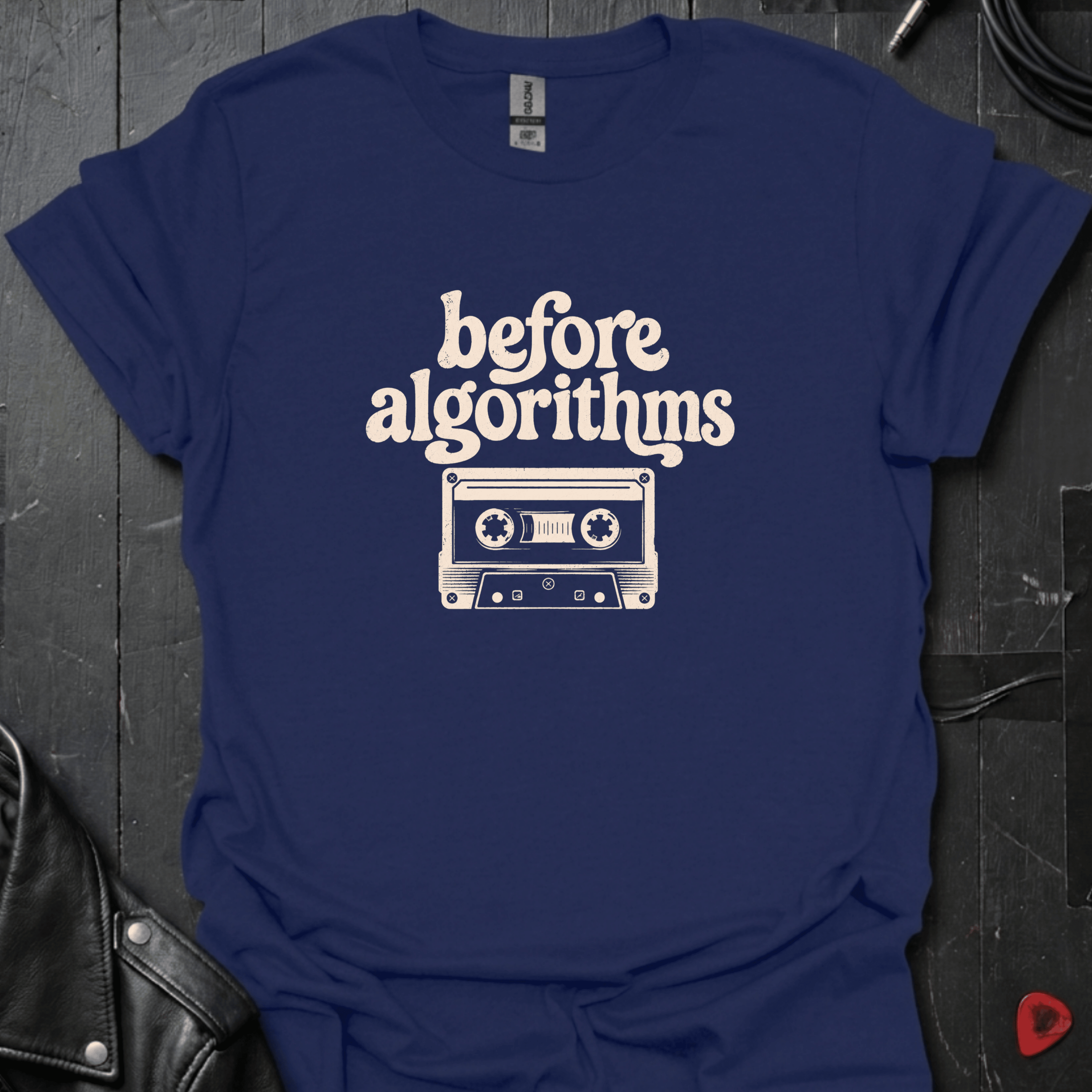 Before Algorithms T-Shirt - Navy - T-Shirt