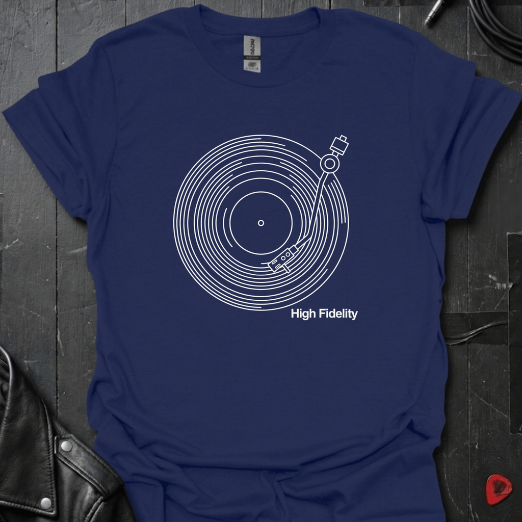 Line Art Turntable T-Shirt