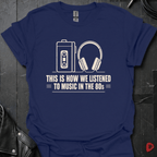 80's Listening Experience T-Shirt - Navy - T-Shirt