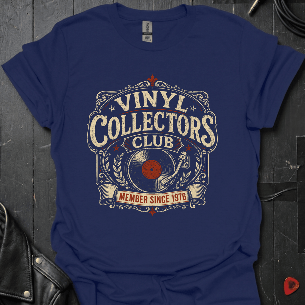 Vinyl Collectors Club T-Shirt - Navy - T-Shirt