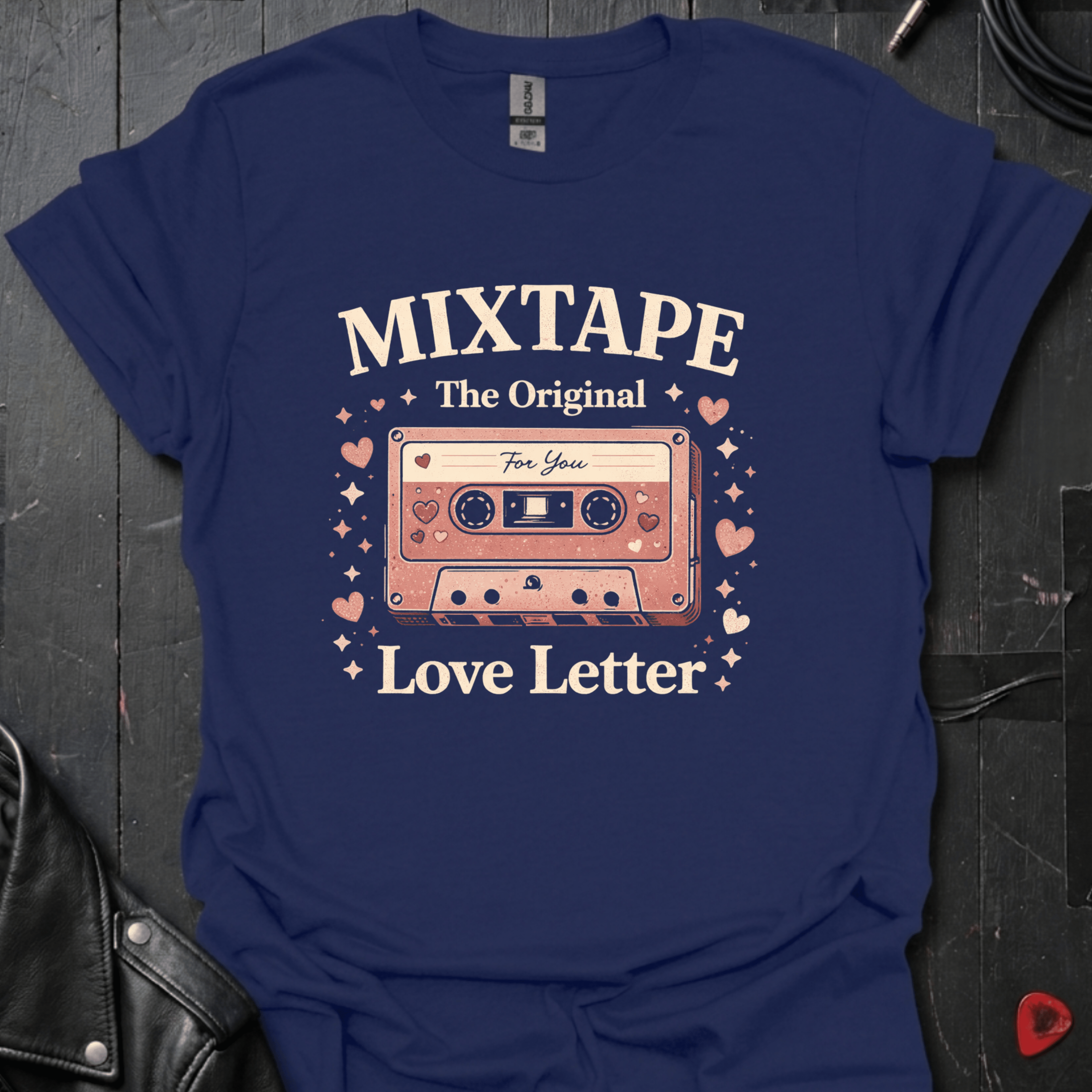 Mixtape Memories T-Shirt - Navy - T-Shirt