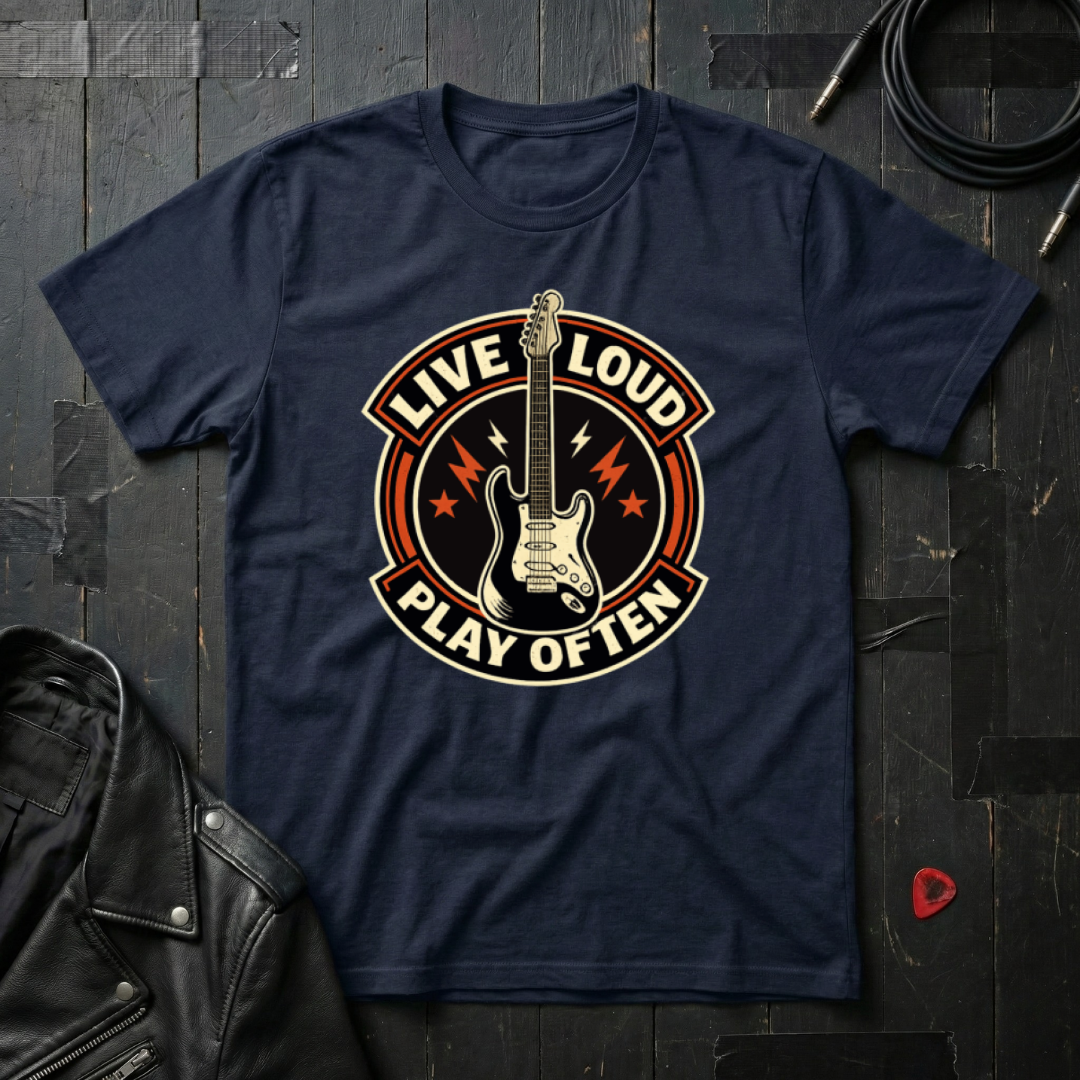 Live Loud Play Often T-Shirt