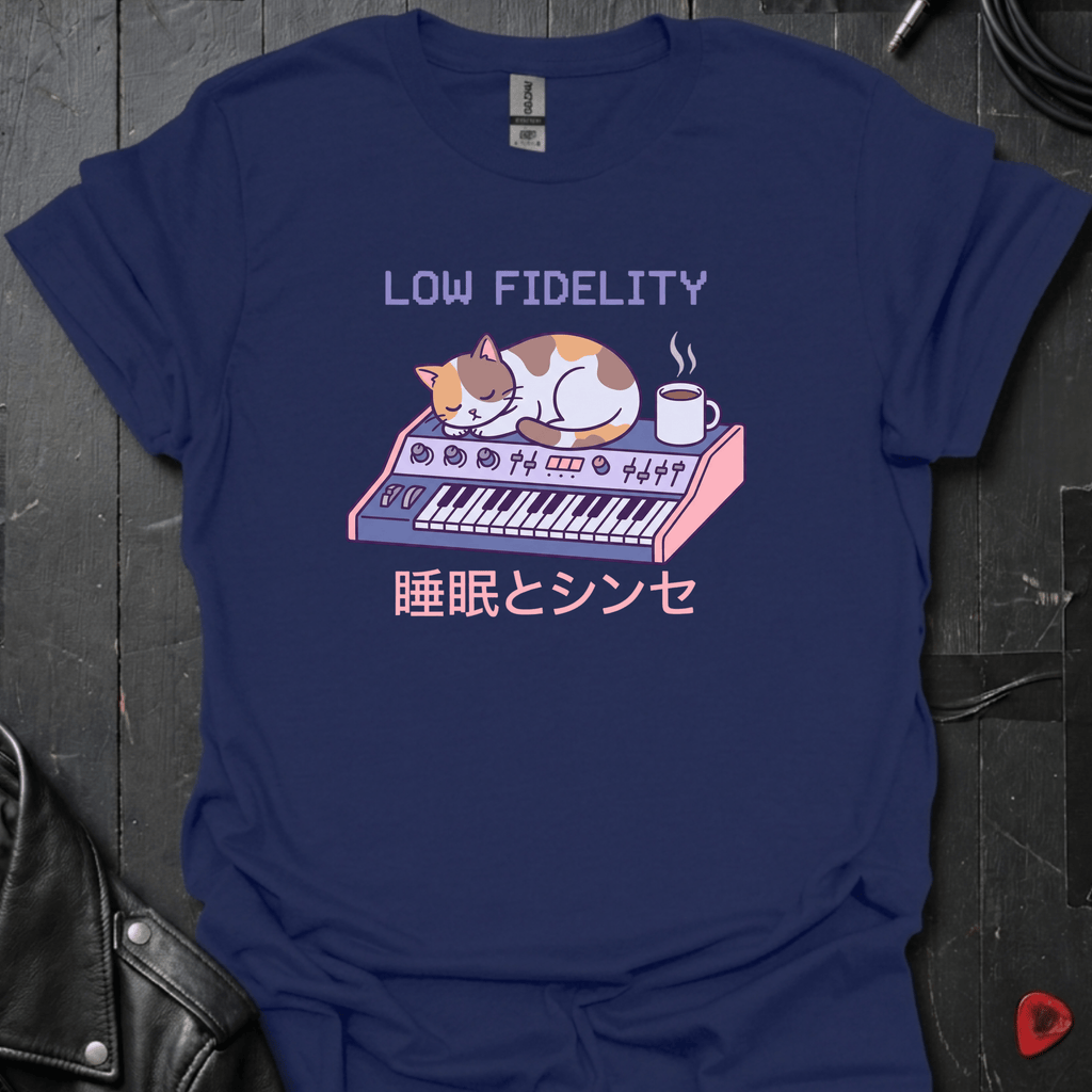 Low Fidelity T-Shirt - Navy - T-Shirt