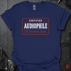 Certified Audiophile T-Shirt | Reference Grade Music Tee - Navy - T-Shirt