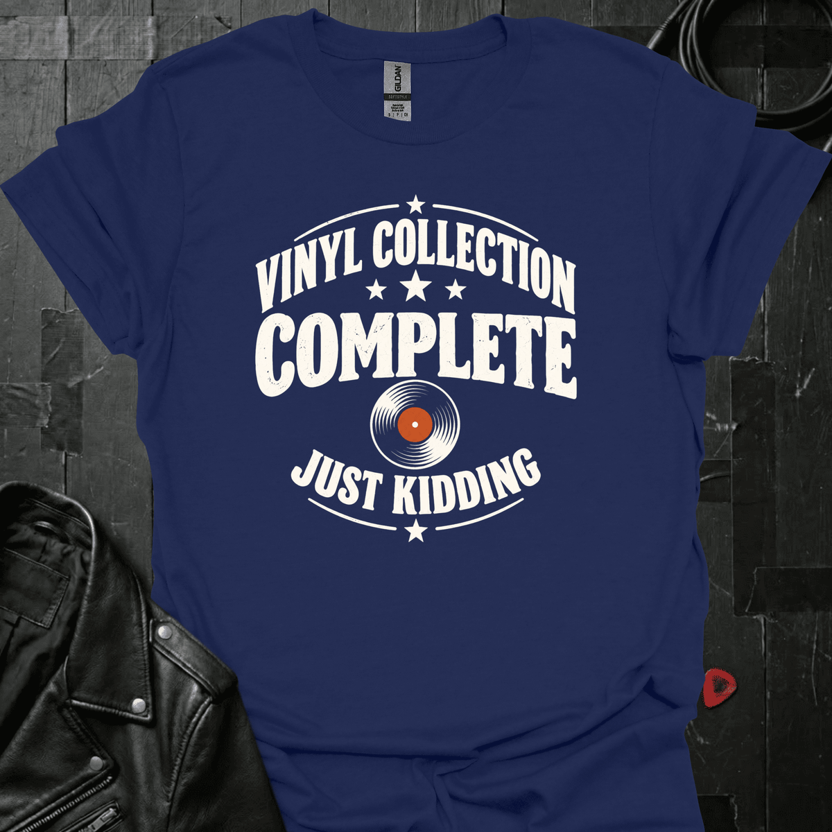Vinyl Collection Complete T-Shirt - Navy - T-Shirt