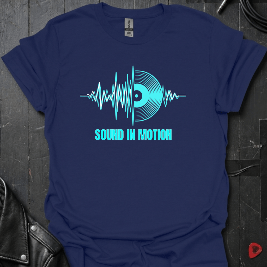 Sound In Motion T-Shirt - Navy - T-Shirt