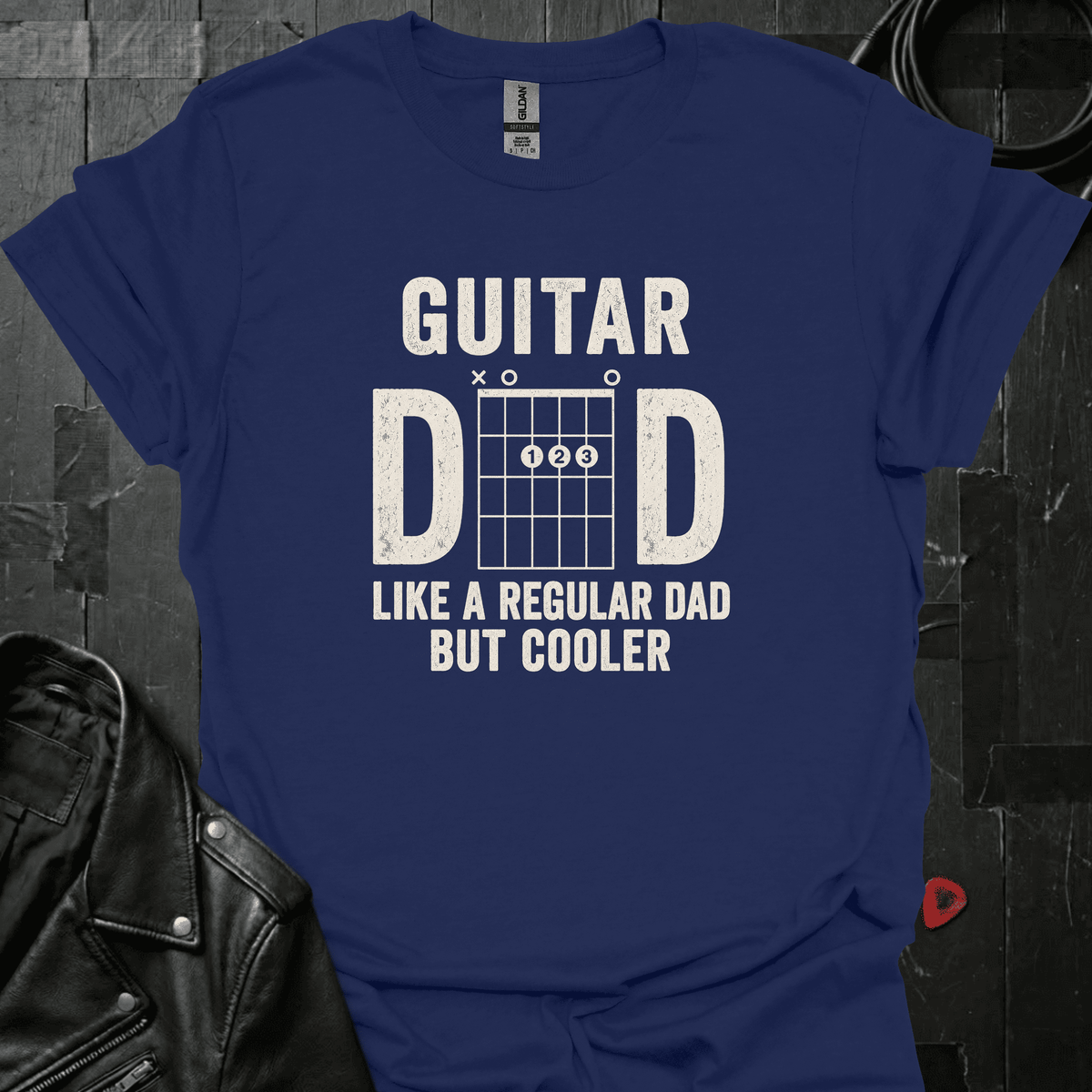 Guitar Dad T-Shirt - Navy - T-Shirt