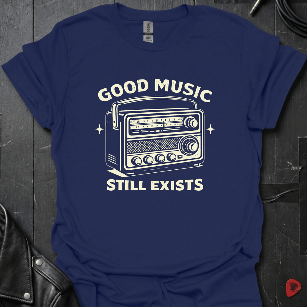 Good Music Still Exists T-Shirt - Navy - T-Shirt