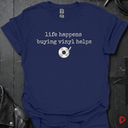 Life Happens T-Shirt - Navy - T-Shirt