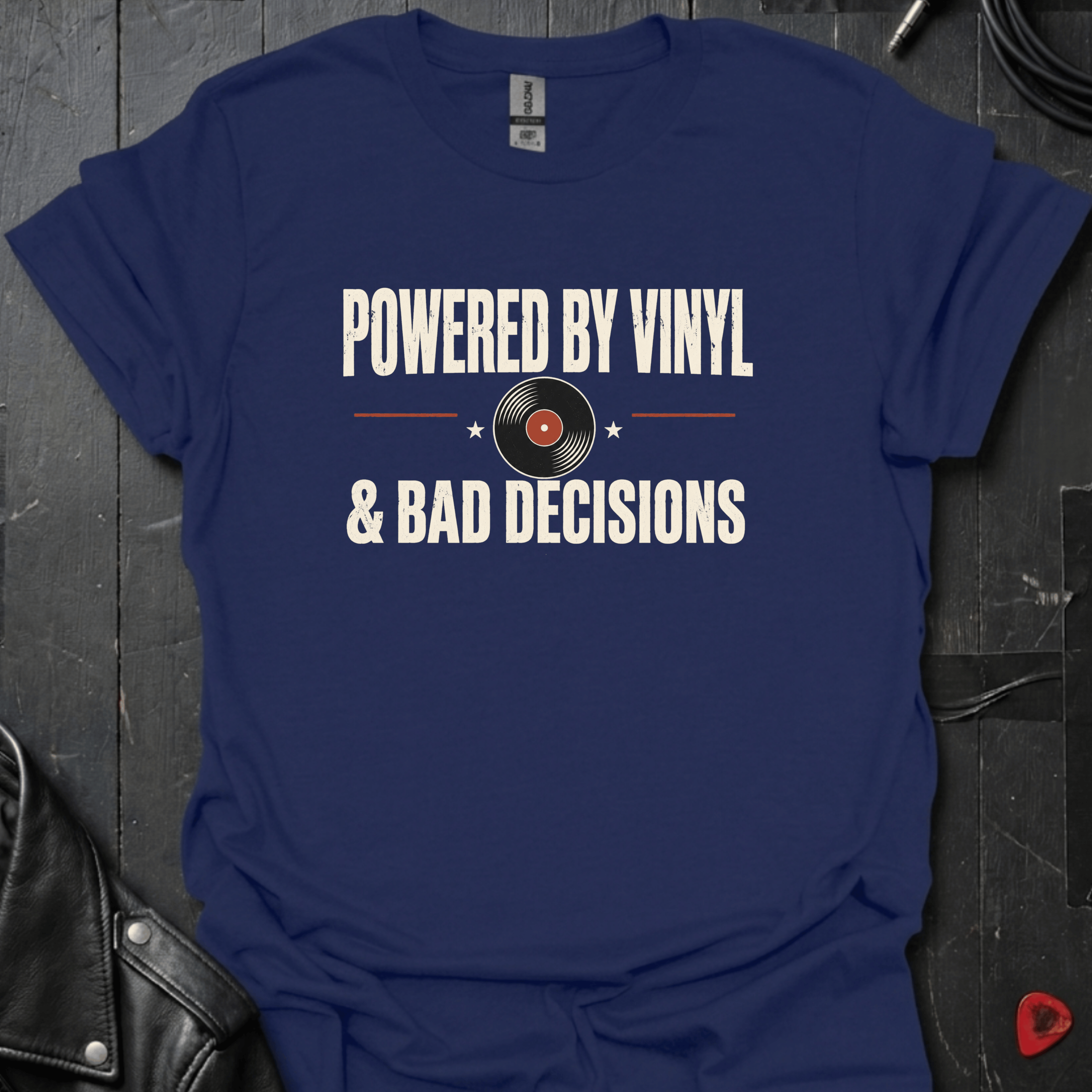 Powered By Vinyl T-Shirt