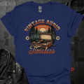 Vintage Audio T-Shirt - Navy - T-Shirt
