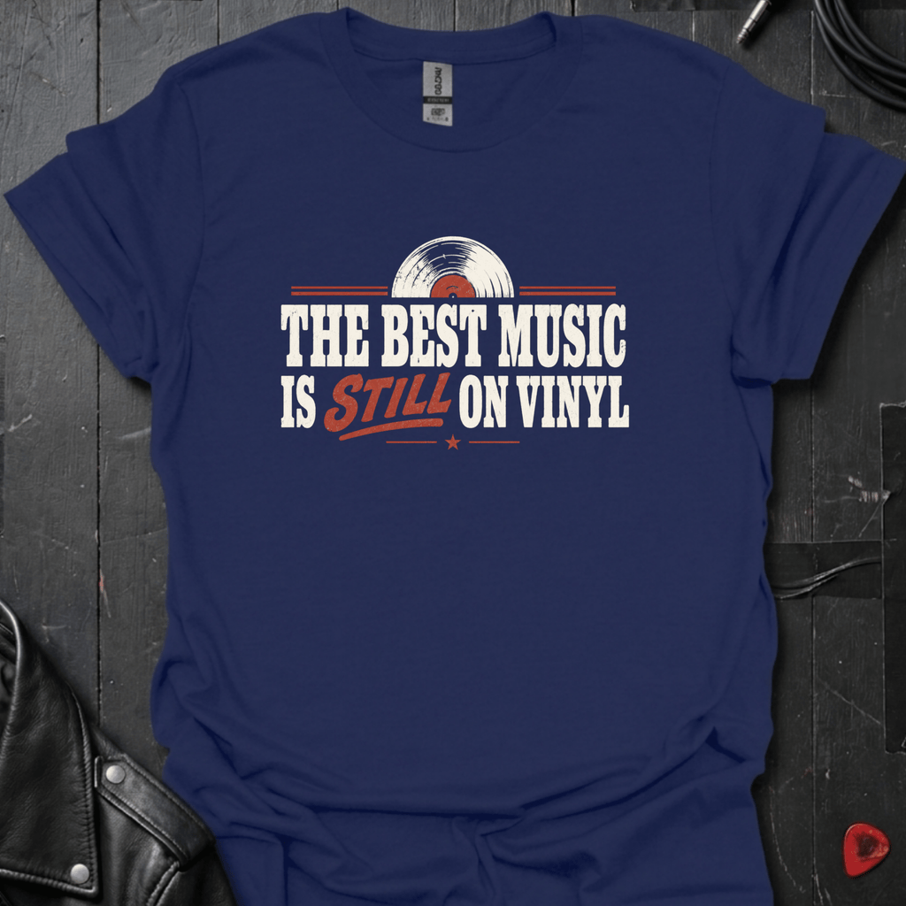 Best On Vinyl T-Shirt - Navy - T-Shirt