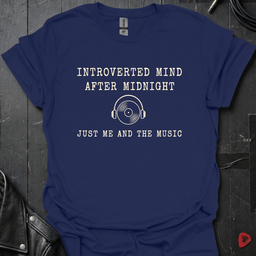 Introverted Mind T-Shirt - Navy - T-Shirt
