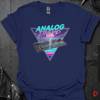 Retro Synthwave Keyboard T-Shirt - Navy - T-Shirt