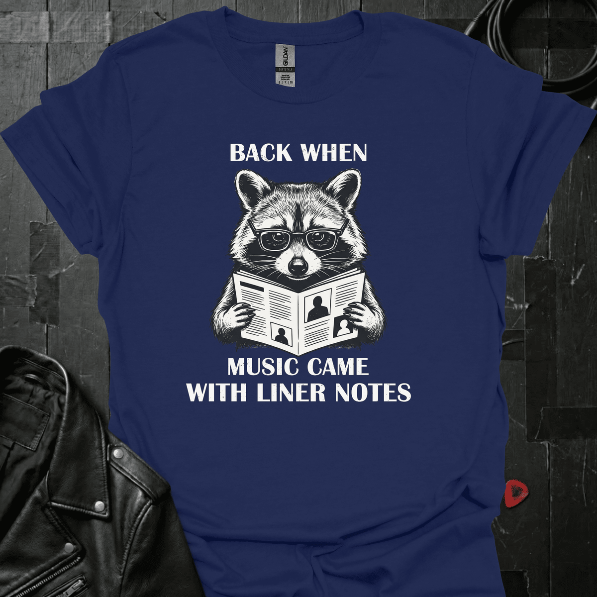Reading Liner Notes T-Shirt - Navy - T-Shirt