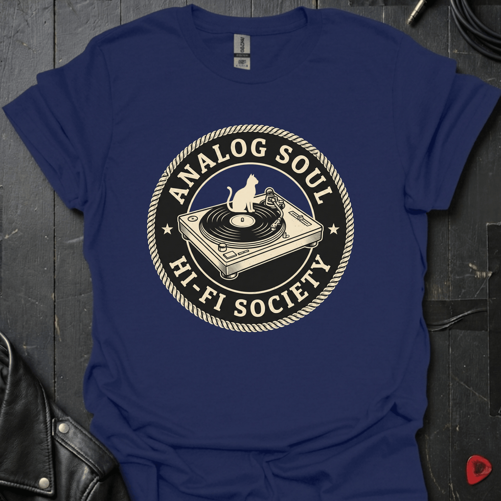 Analog Hi - Fi Society T-Shirt - Navy - T-Shirt
