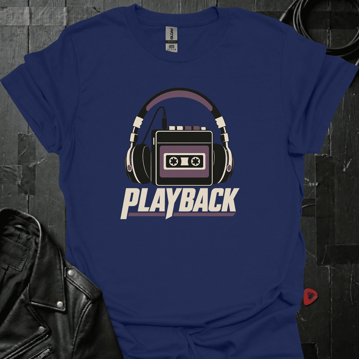 Playback T-Shirt - Navy - T-Shirt