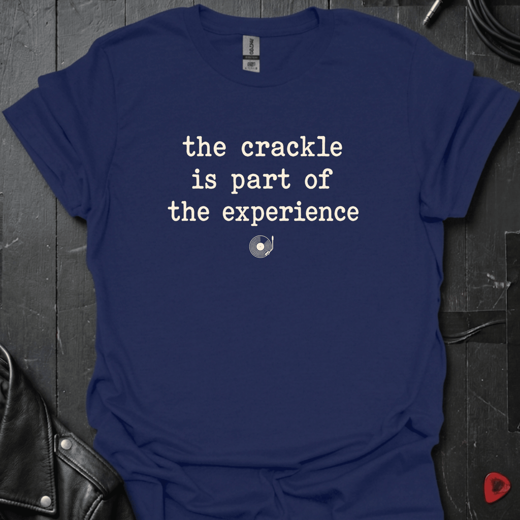 Vinyl Listening Experience T-Shirt - Navy - T-Shirt