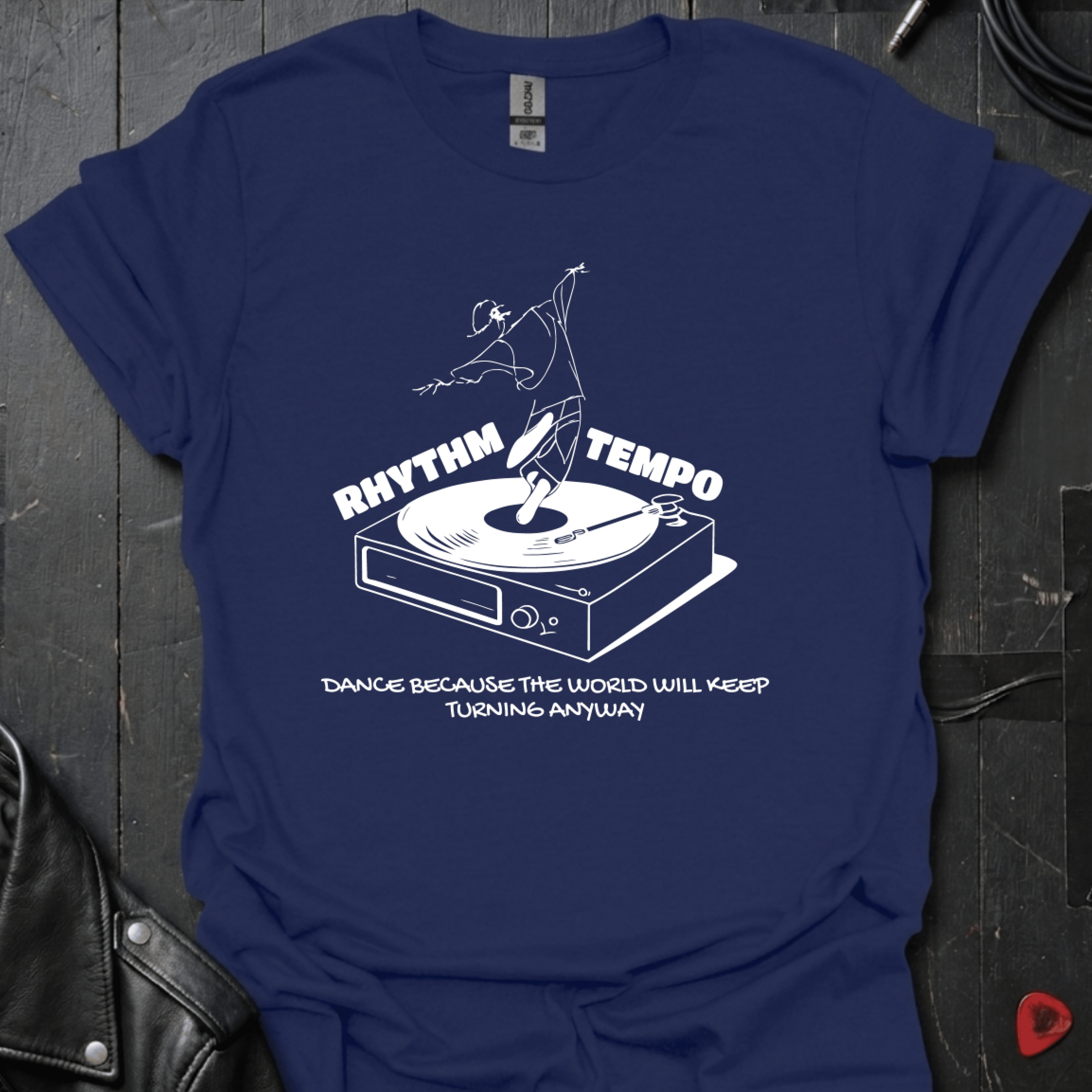 Rhythm & Tempo T-Shirt - Navy - T-Shirt