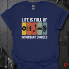 Important Choices T-Shirt - Navy - T-Shirt