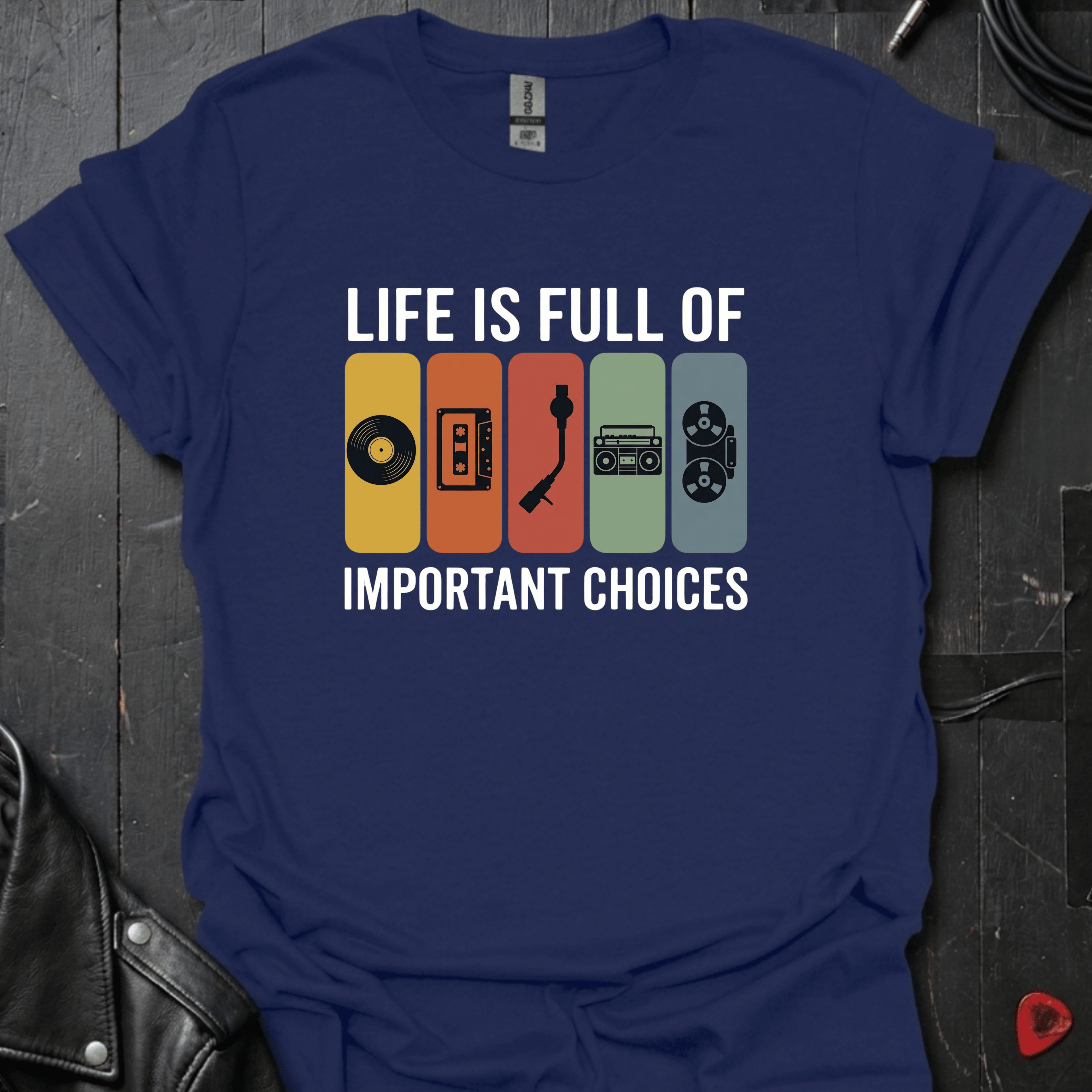 Important Choices T-Shirt - Navy - T-Shirt