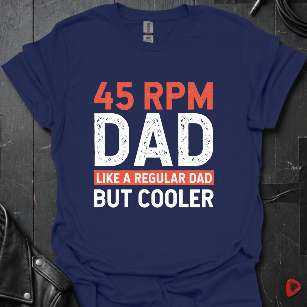45RPM Dad T-Shirt - Navy - T-Shirt