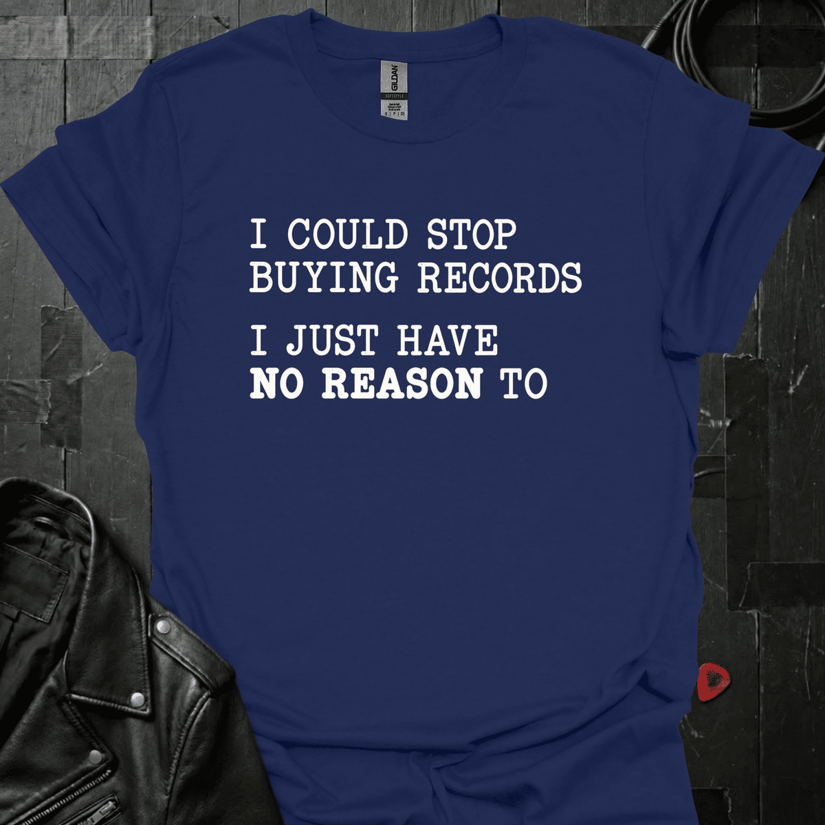 Could Stop Buying Records T-Shirt - S - T-Shirt