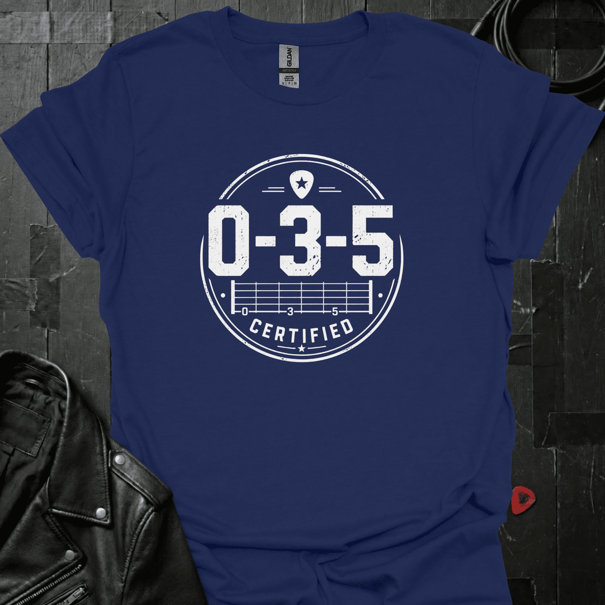 0 3 5 Certified T-Shirt - Navy - T-Shirt
