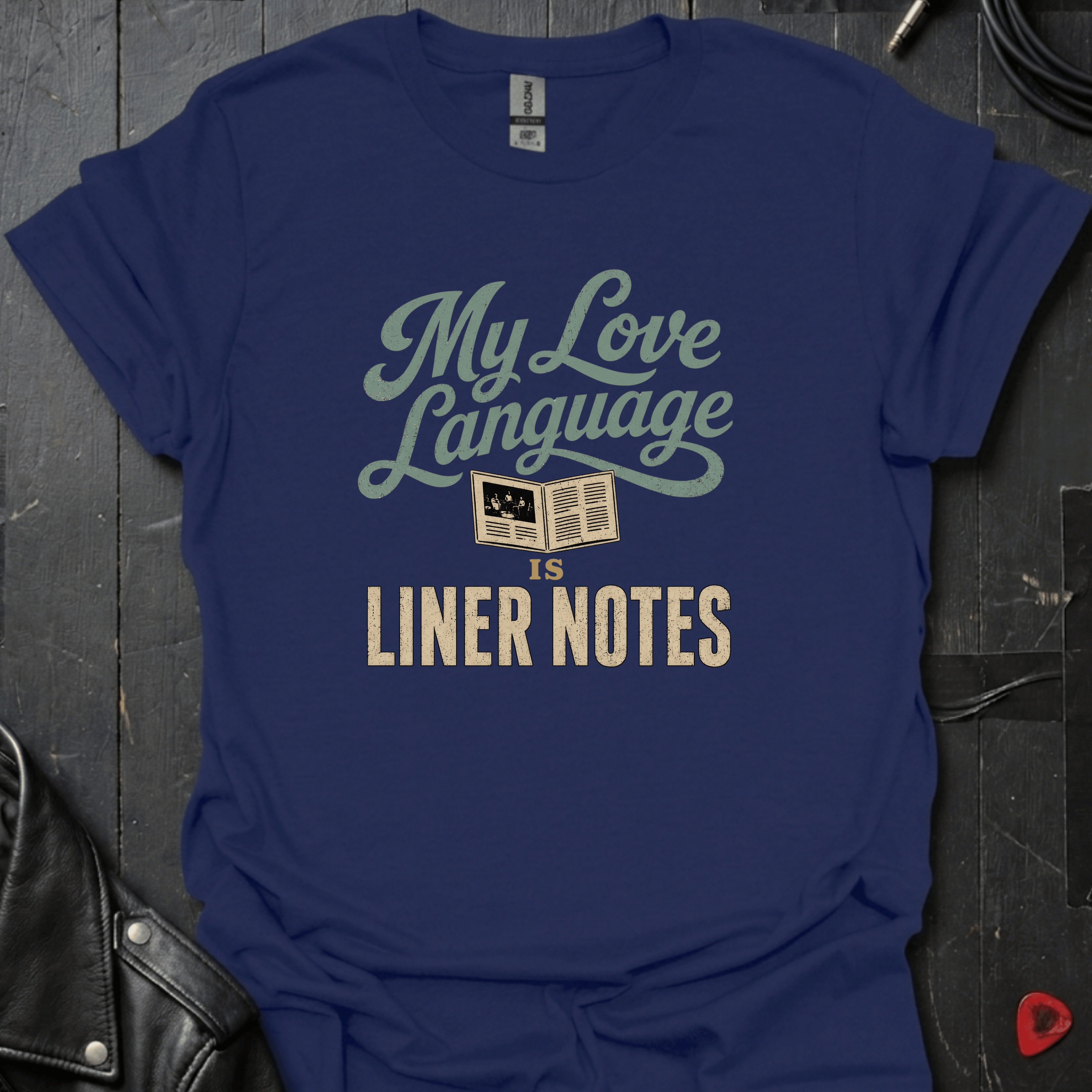 Liner Notes Love Language T-Shirt
