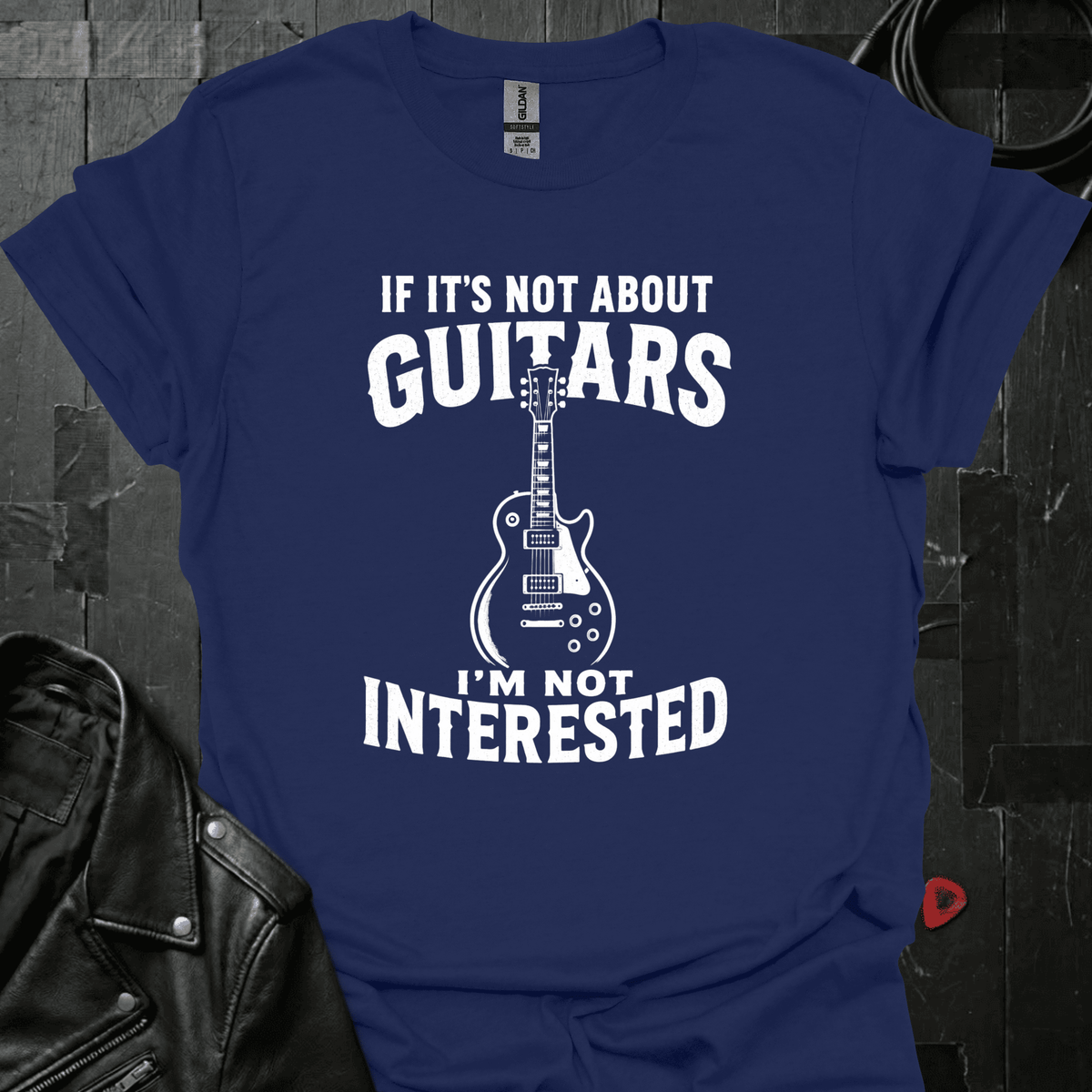 Guitars Only T-Shirt - Navy - T-Shirt