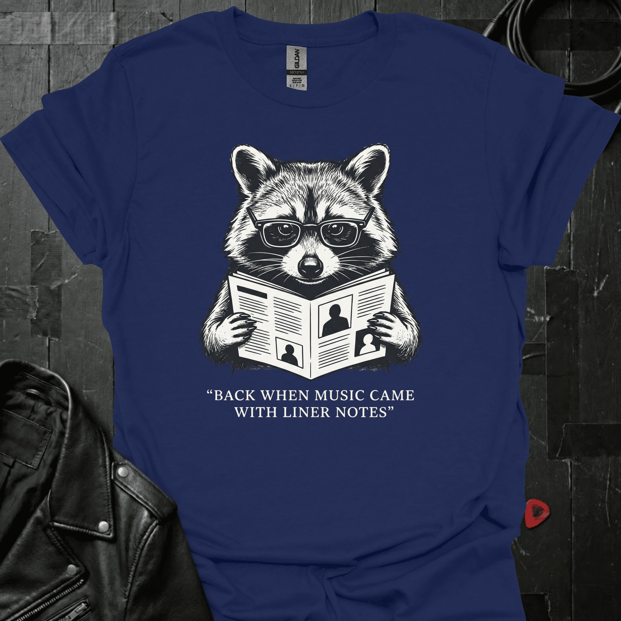 Reading Liner Notes T-Shirt - Navy - T-Shirt