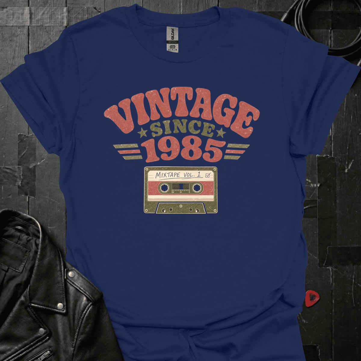 Vintage Since 1985 T-Shirt - Navy - T-Shirt