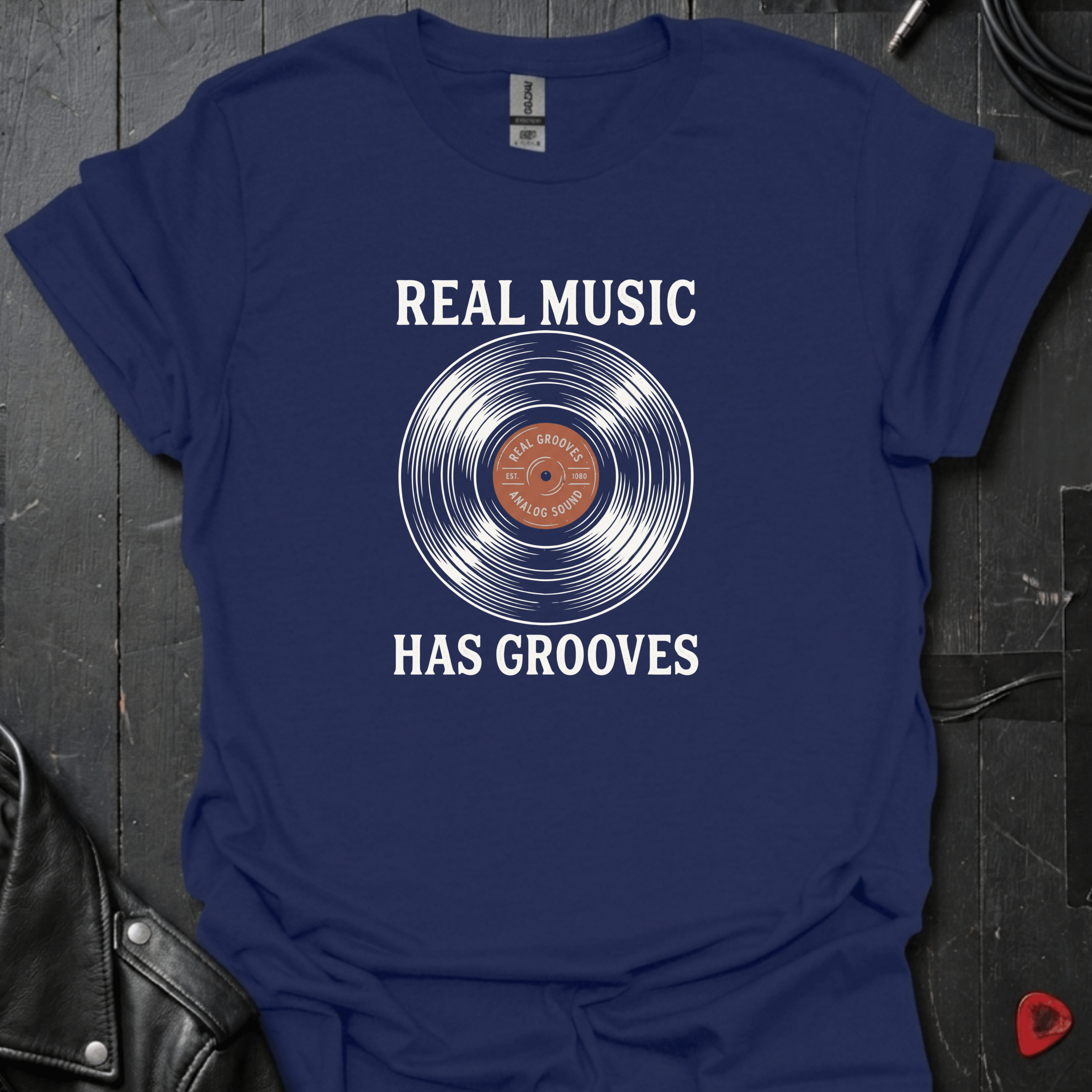 Real Music Has Grooves T-Shirt
