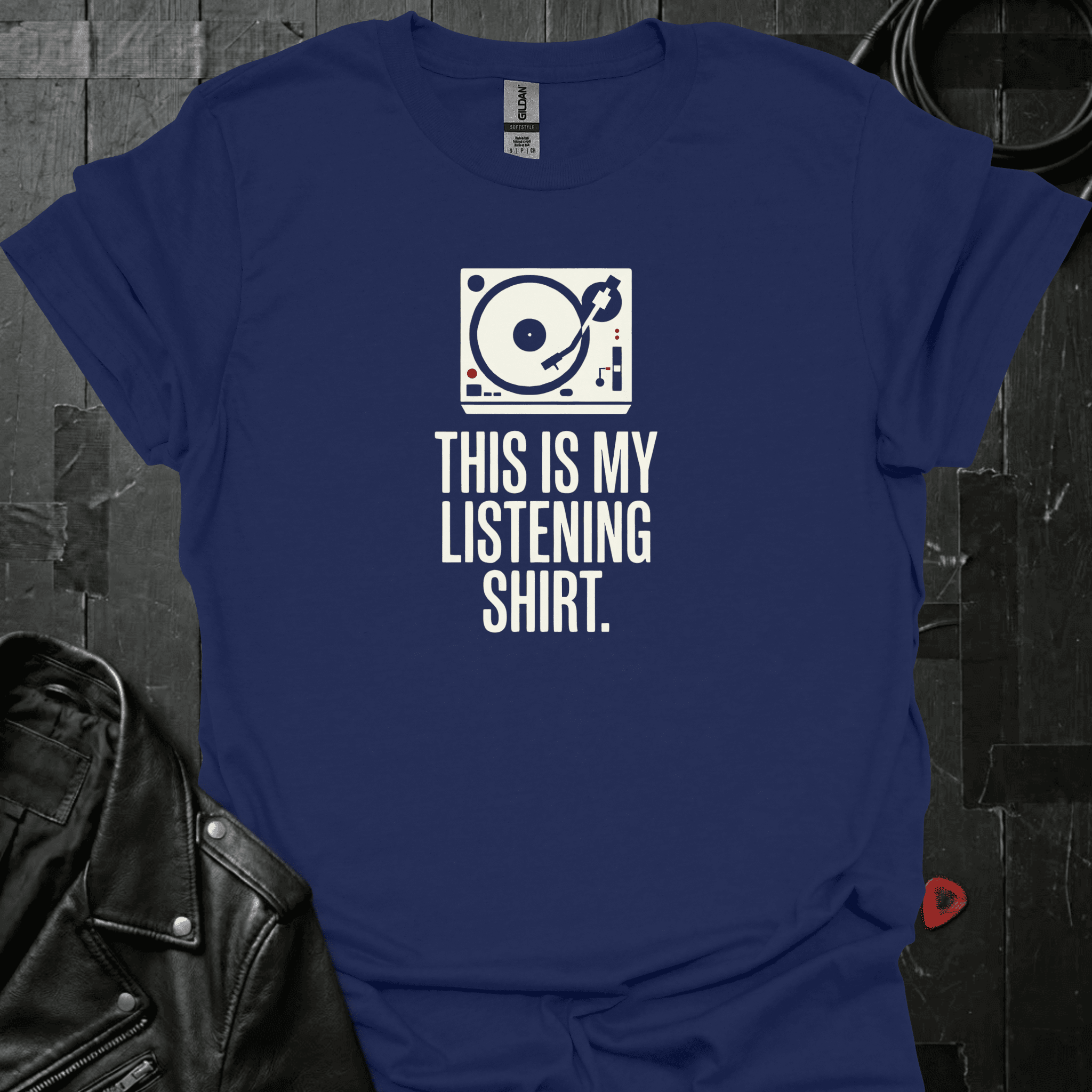 My Listening Shirt T-Shirt - Navy - T-Shirt