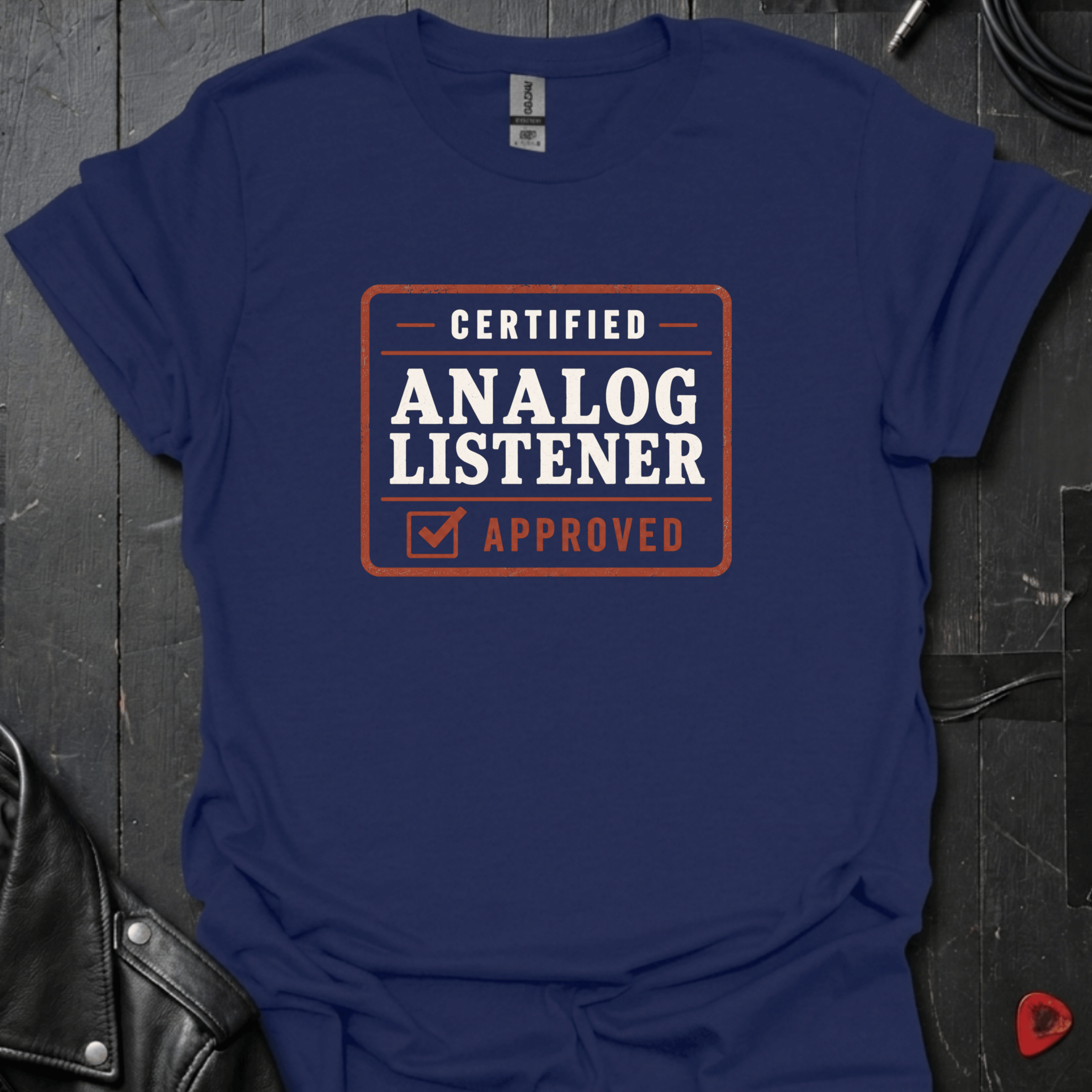 Certified Analog Listener T-Shirt