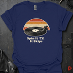 Spin It 'Til It Skips T-Shirt - Navy - T-Shirt