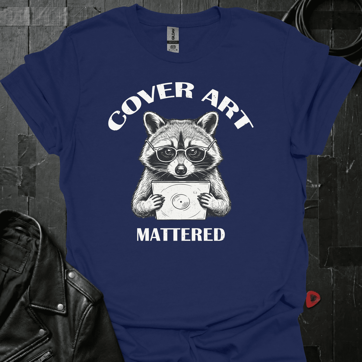 Cover Art Mattered - Navy - T-Shirt