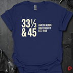 High Fidelity Audio T-Shirt - Navy - T-Shirt
