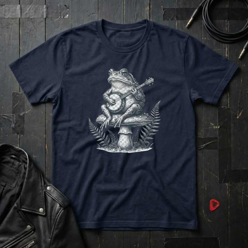 Frog Playing Banjo T-Shirt